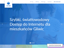 Tablet Screenshot of clubnet.pl
